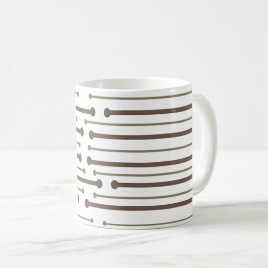 MCM Inspiriert Linien Kaffeetasse (VorderseiteRechts)