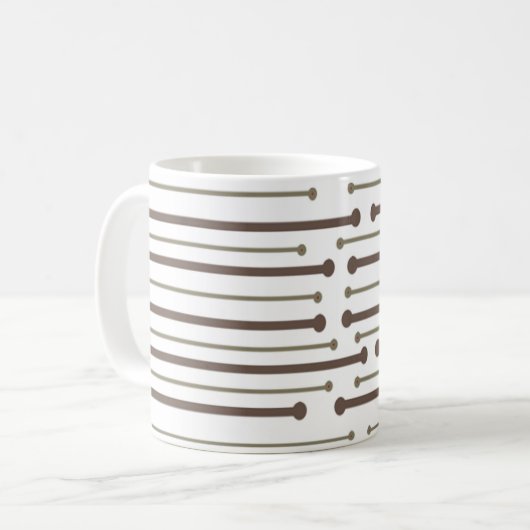 MCM Inspiriert Linien Kaffeetasse (Vorderseite Links)