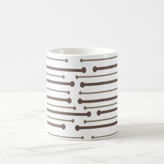 MCM Inspiriert Linien Kaffeetasse (Mittel)