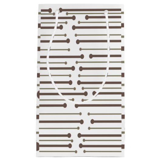 MCM Inspiriert Linien Kleine Geschenktüte (Vorderseite)