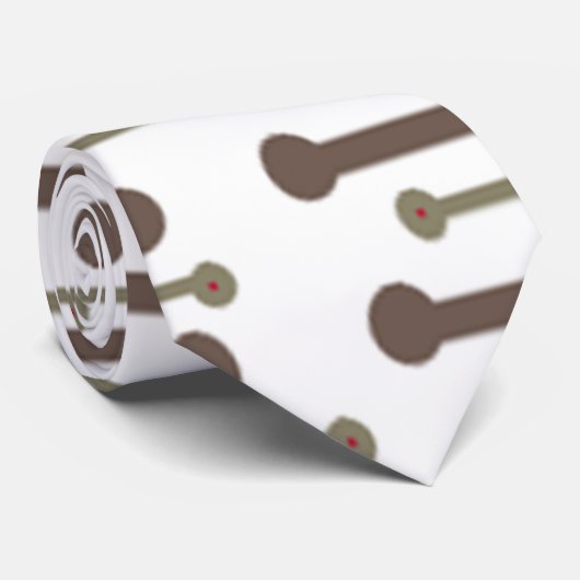 MCM Inspiriert Linien Krawatte (Gerollt)