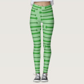MCM Inspiriert Linien Leggings (Vorderseite)