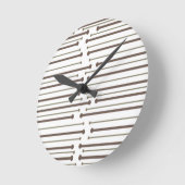 MCM Inspiriert Linien Runde Wanduhr (Winkel)