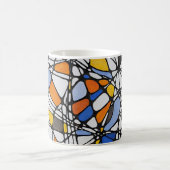 MCM-inspirierte Kaffeetasse mit Reflektionen (Mittel)