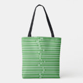 MCM Inspirierte Lines Tote Bag Tasche (Rückseite)