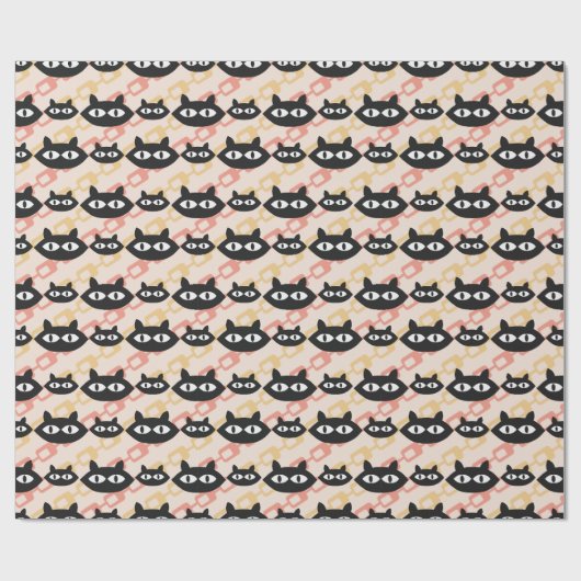 MCM Katzen Geschenkpapier (Flach)