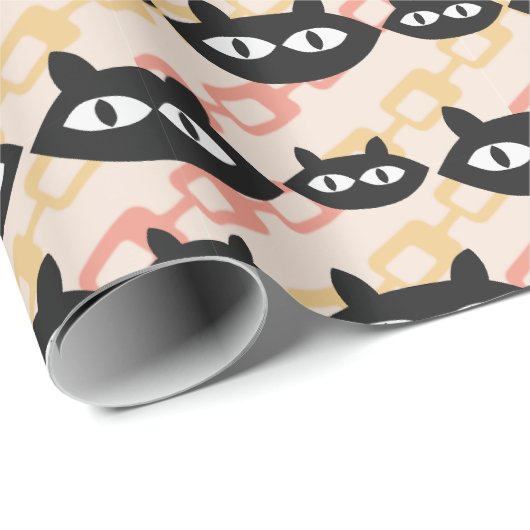 MCM Katzen Geschenkpapier (Rolleneckpunkt)