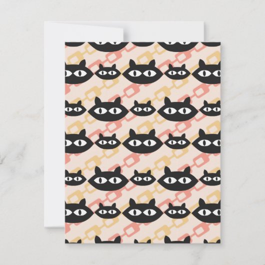 MCM Katzen Mitteilungskarte (Vorderseite)