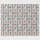 MCM Katzen Weihnachtsgeschenkpapier Geschenkpapier (Flach)