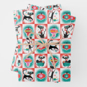 MCM Katzen Weihnachtsgeschenkpapier Geschenkpapier Set (Beispiel)