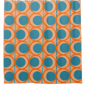 MCM-Kreise und -Linien Duschvorhang (Vorderseite)