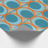 MCM-Kreise und -Linien Geschenkpapier (Ecke)