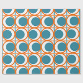MCM-Kreise und -Linien Geschenkpapier (Flach)