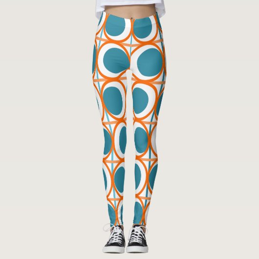 MCM-Kreise und -Linien Leggings (Vorderseite)