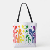 MCM Lollipop Floral Rainbow Tasche (Rückseite)