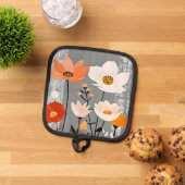 MCM Mixed Media-Blume Topflappen (Oben Unten)