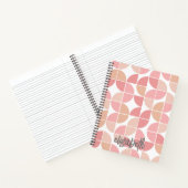 MCM Mod Circles Pattern maul und rot-rosa Notizblock (Innenseite)