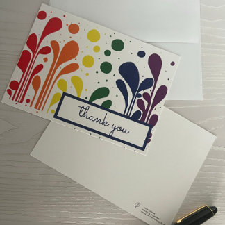 MCM Modern Painting Lollipops Danke Karte