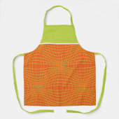 MCM Orangefarbenes Limones Mitteljahrhundert Moder Schürze (Vorderseite)