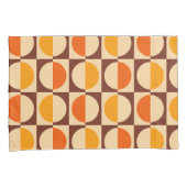 MCM Retro Geometric Half Square and Circle Muster Kissenbezug (Vorderseite-Rechts)