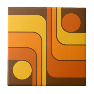 MCM Retro-Style geometrisches Design der 1970er Ja Fliese