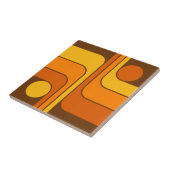 MCM Retro-Style geometrisches Design der 1970er Ja Fliese (Seite)