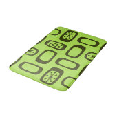 MCM Rundrechtecke für das mittlere Jahrhundert Badematte (Schrägansicht)