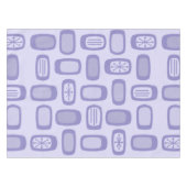 MCM-Rundrechtecke-Lavendel des mittleren Jahrhunde Tischdecke (Vorderseite (Horizontal))