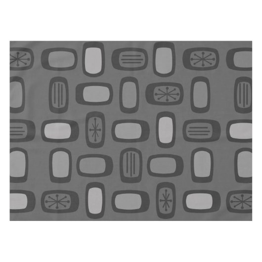 MCM Rundwinkel Asche Grau Tischdecke (Vorderseite (Horizontal))