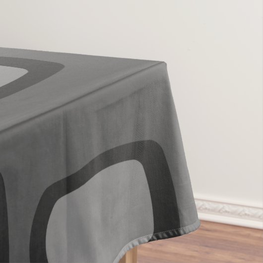 MCM Rundwinkel Asche Grau Tischdecke (Beispiel)