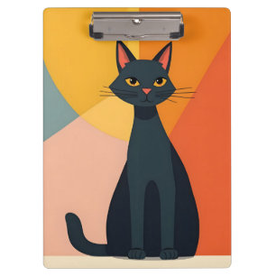 MCM Schwarze Katze Klemmbrett