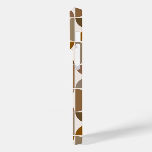 MCM Semicles Browns+Cream Big Pattern Case-Mate iPhone Hülle (Rückseite / Links)