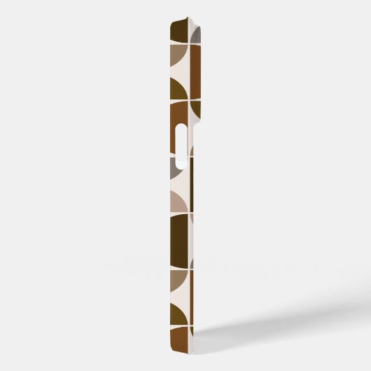 MCM Semicles Browns+Cream Big Pattern Case-Mate iPhone Hülle (Rückseite / Rechts)