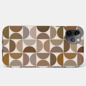 MCM Semicles Browns+Cream Big Pattern Case-Mate iPhone Hülle (Rückseite (Horizontal))