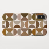 MCM Semicles Browns+Cream Big Pattern Case-Mate iPhone Hülle (Rückseite (Horizontal))