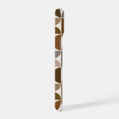 MCM Semicles Browns+Cream Big Pattern iPhone 15 Hülle (Rechte Seite)