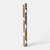 MCM Semicles Browns+Cream Big Pattern iPhone 16 Hülle (Linke Seite)