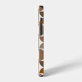 MCM Semicles Browns+Cream Big Pattern iPhone Hülle (Linke Seite)