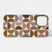 MCM Semicles Browns+Cream Big Pattern iPhone Hülle (Rückseite (Horizontal))