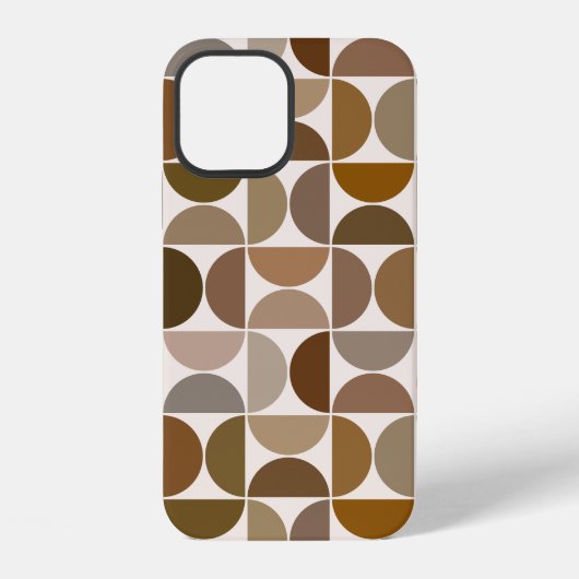 MCM Semicles Browns+Cream Big Pattern iPhone Hülle (Rückseite)