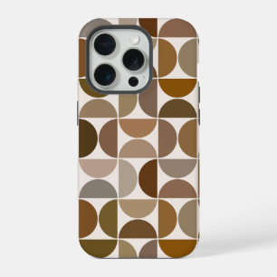 MCM Semicles Browns+Cream Big Pattern iPhone 15 Pro Hülle