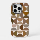 MCM Semicles Browns+Cream Big Pattern iPhone Hülle (Rückseite)
