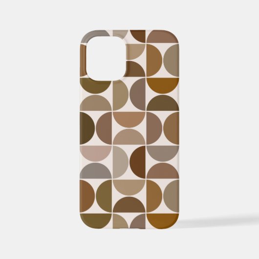 MCM Semicles Browns+Cream Big Pattern iPhone Hülle (Rückseite)