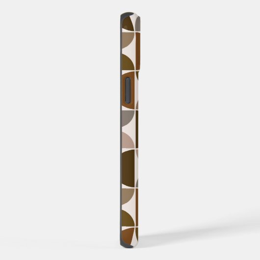 MCM Semicles Browns+Cream Big Pattern iPhone Hülle (Rechte Seite)