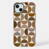 MCM Semicles Browns+Cream Big Pattern iPhone Hülle (Rückseite)