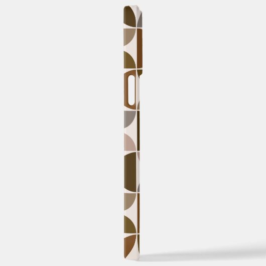 MCM Semicles Browns+Cream Big Pattern iPhone Hülle (Rechte Seite)