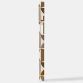 MCM Semicles Browns+Cream Big Pattern iPhone Hülle (Linke Seite)