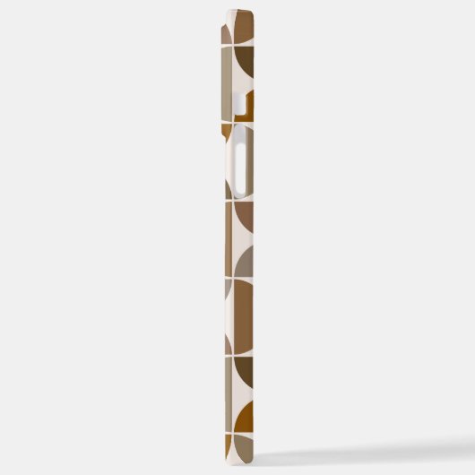 MCM Semicles Browns+Cream Big Pattern iPhone Hülle (Linke Seite)