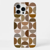 MCM Semicles Browns+Cream Big Pattern iPhone Hülle (Rückseite)