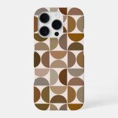 MCM Semicles Browns+Cream Big Pattern iPhone Hülle (Rückseite)